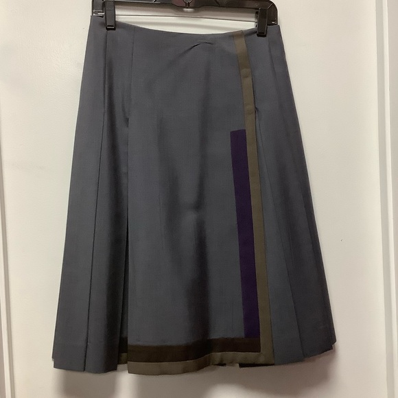 Prada Pleated Skirt - Picture 1 of 9